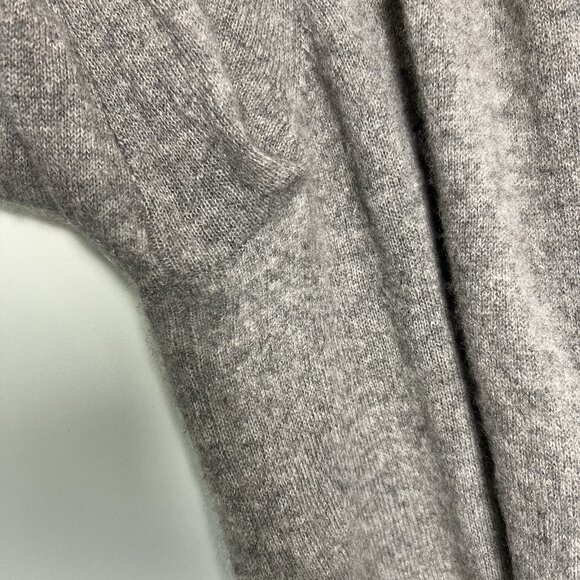 41 Hawthorn 100% Cashmere Gray Open Front Sweater Cardigan 2X Duster Waterfall - Picture 3 of 7